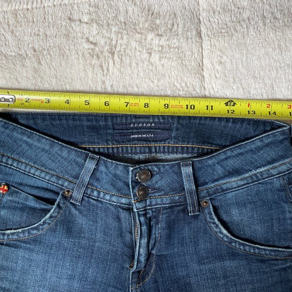 Hudson Denim Jeans Button Back Pocket Womens 27 107906 - Picture 2 of 7